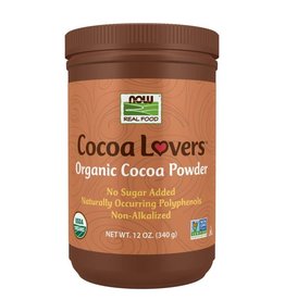 NOW FOODS PURE ORGANIC COCOA POWDER 12 OZ (di)