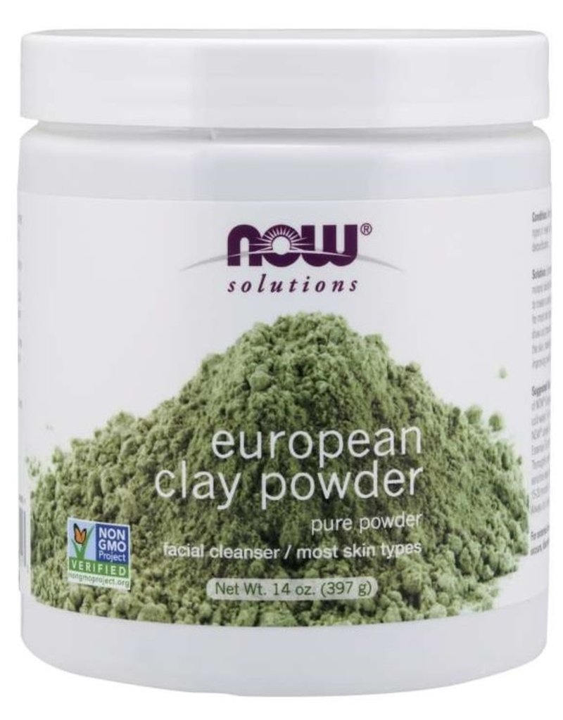 NOW FOODS EUROPEAN CLAY POWDER 14 OZ (dimx2) -BO