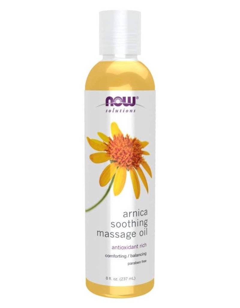 NOW FOODS MASSAGE OIL, ARNICA SOOTHING 8 FO (W/ BOIRON ARNICA)