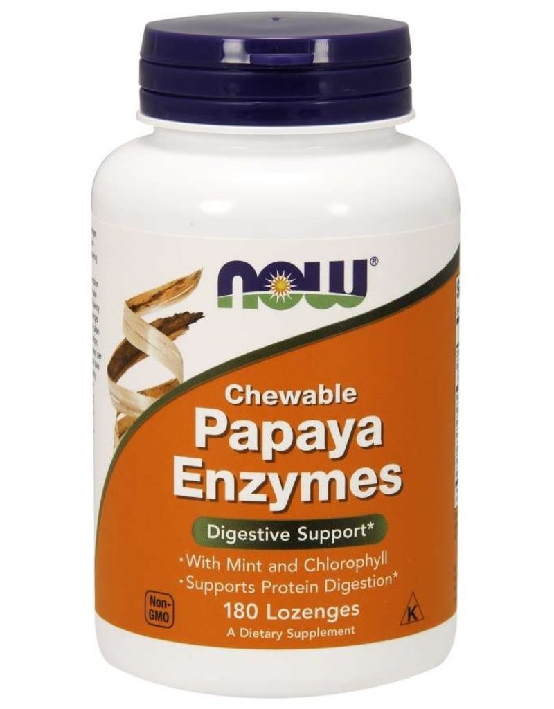 NOW FOODS PAPAYA ENZYME LOZENGES