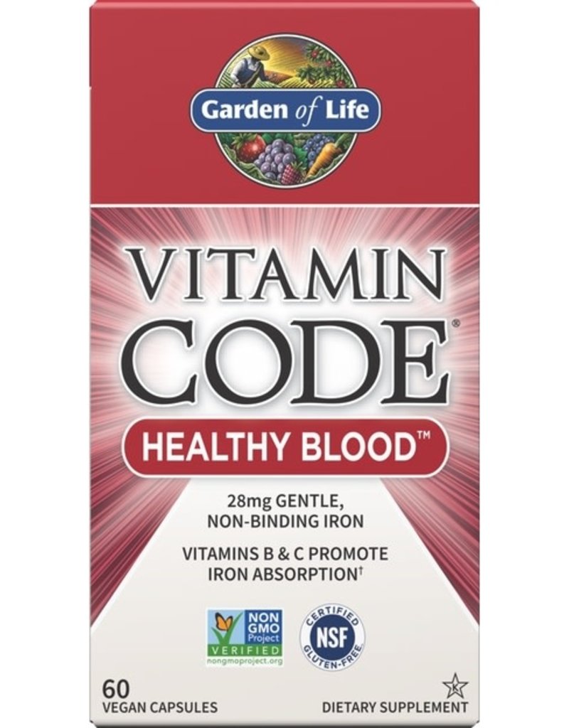 GOL- VITAMIN CODE IRON, HEALTHY BLOOD 60 CP "MIKE LIKES" -S