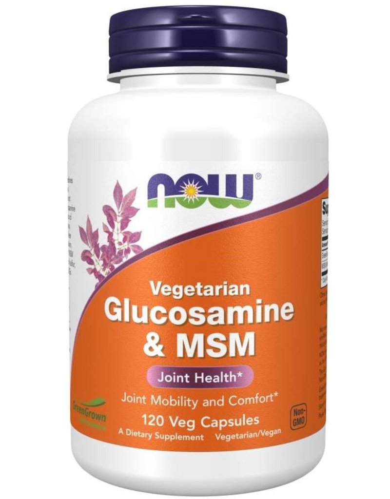 NOW FOODS GLUCOSAMINE + MSM, VEGETARIAN