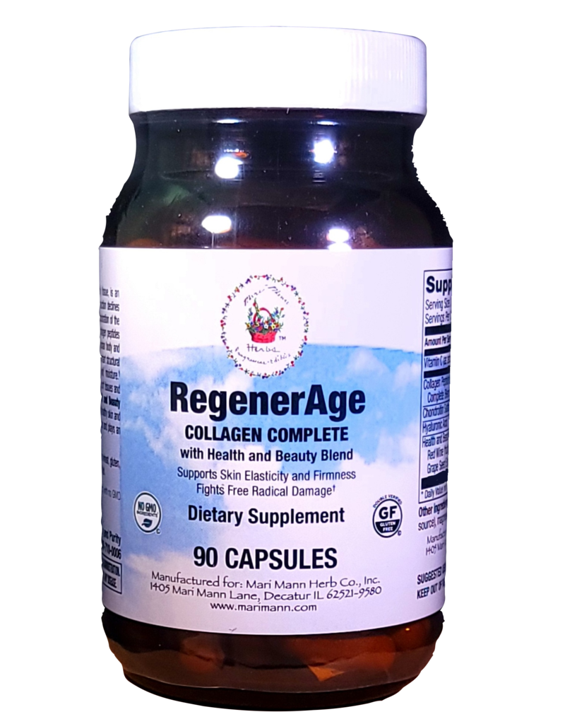 MARI-MANN COLLAGEN, REGENERAGE, COMPLETE 600 MG 90 CP TYPES I, II, III (30SV) (m3) (di) -S