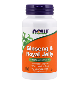 NOW FOODS GINSENG & ROYAL JELLY 90 CP (di) -BO