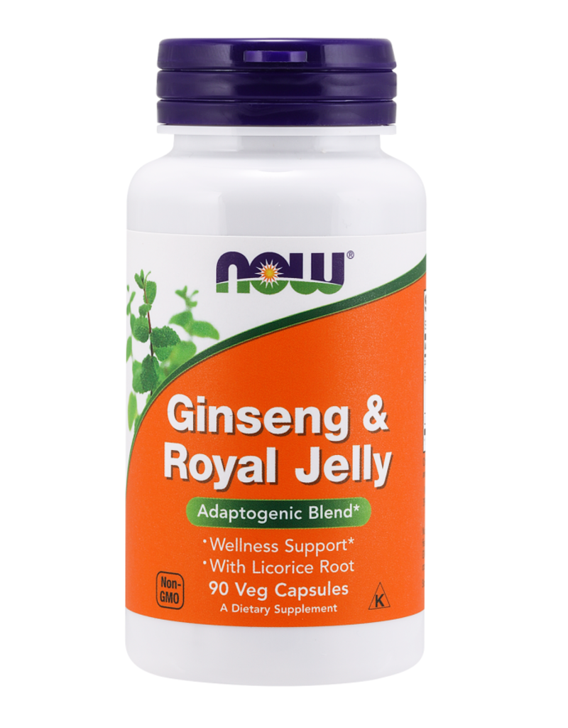 NOW FOODS GINSENG & ROYAL JELLY 90 CP (di) -BO