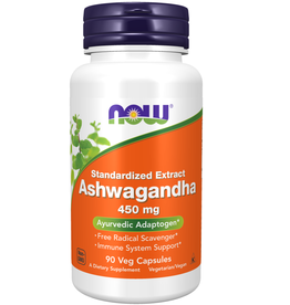 NOW FOODS ASHWAGANDHA EXTRACT 450 MG 90 VC -BO ++