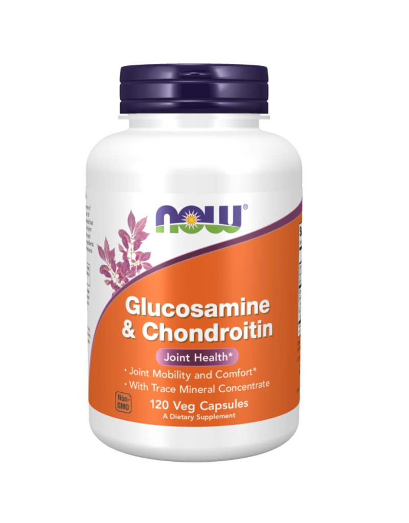 NOW FOODS GLUCOSAMINE & CHONDROITIN W/ TRACE MINERALS 120 CP -BO