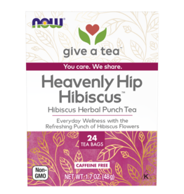 NOW FOODS TEA, HEAVENLY HIP HIBISCUS 24 CT (di) -OOSV