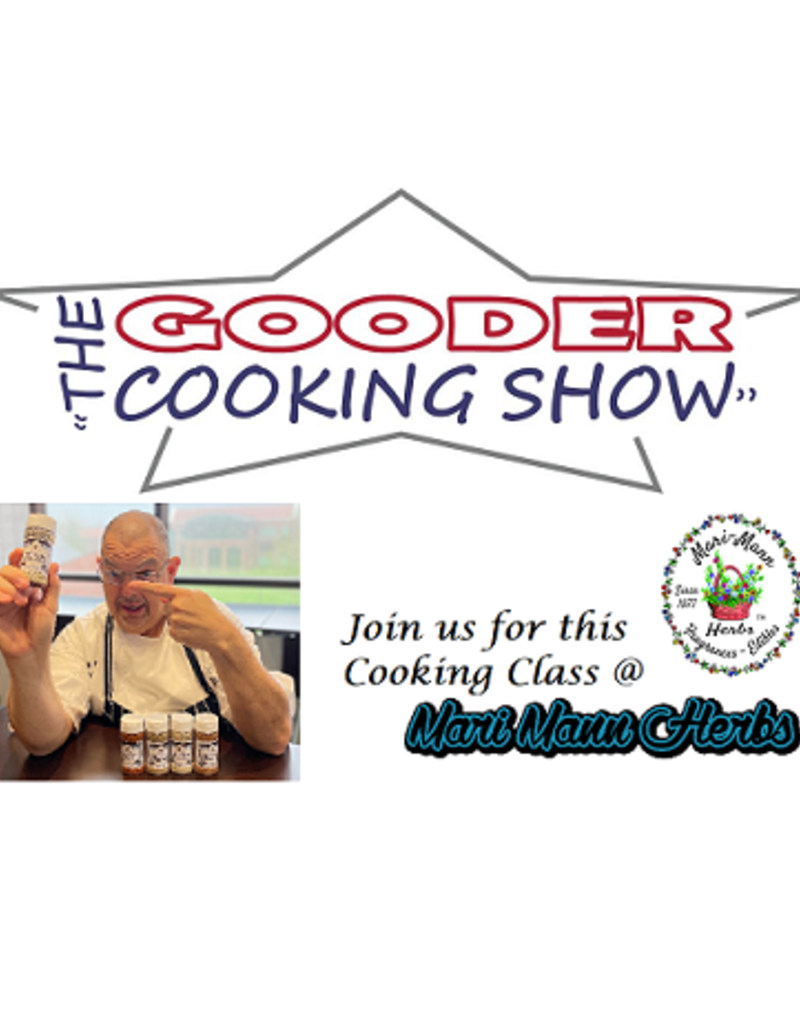 MARI-MANN HERB FARM MAY 20 2024 GOODER COOKING SHOW (A GOODER PICNIC DINING MEAL)