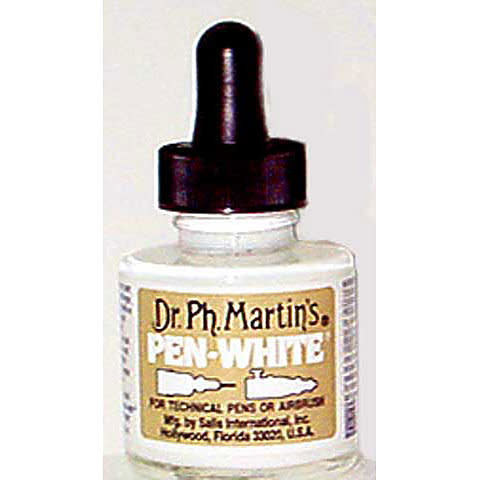 Dr. Ph. Martin's Pen-White Ink 1oz White