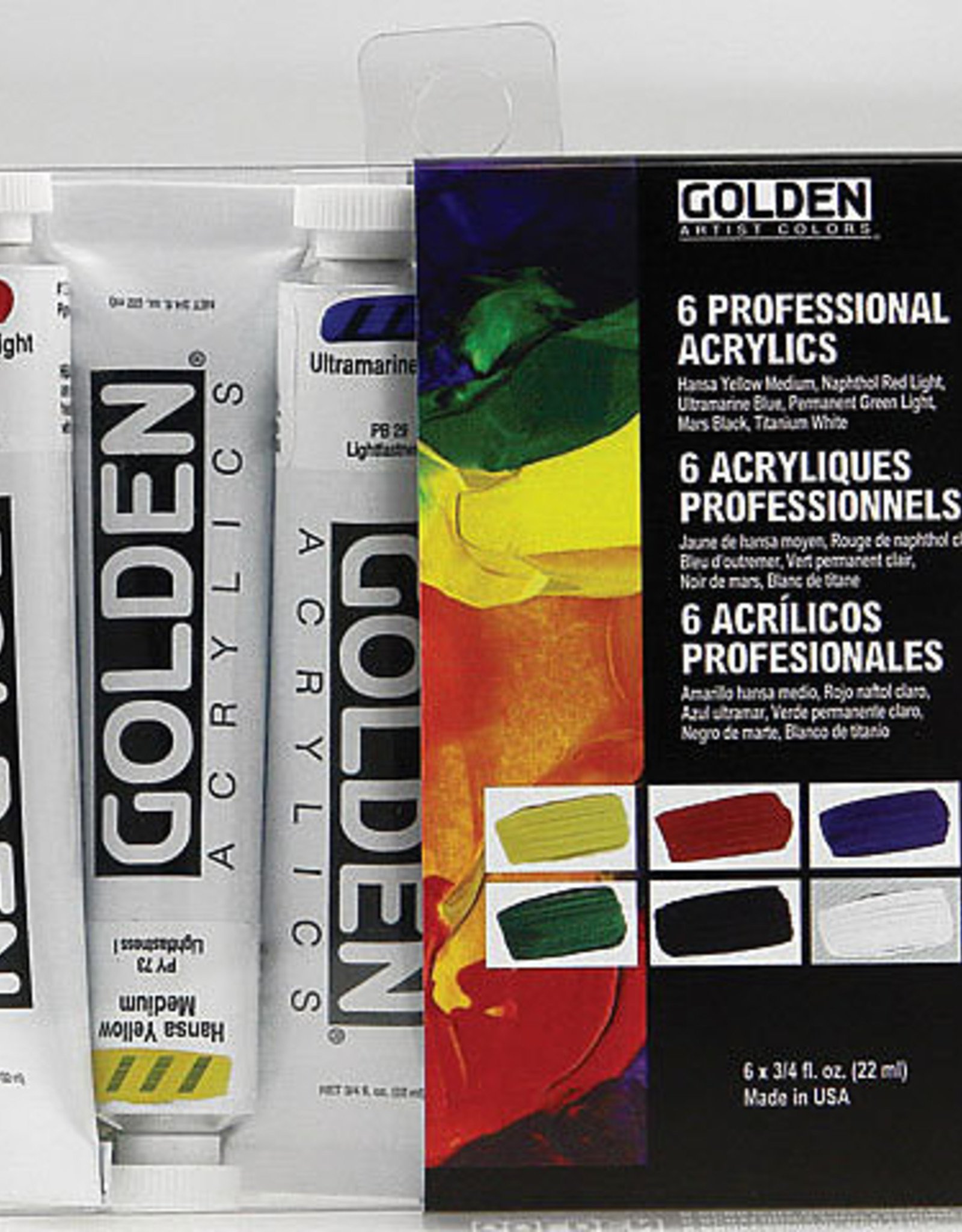 Golden SoFlat Matte Acrylic Paints 4oz – ARCH Art Supplies