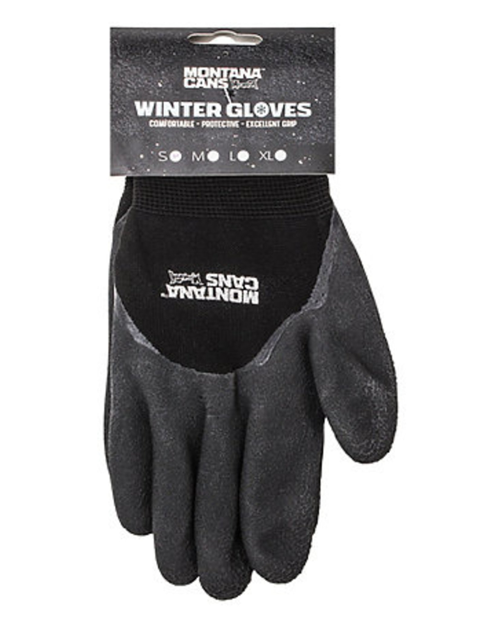 Nylon and Latex Winter Gloves