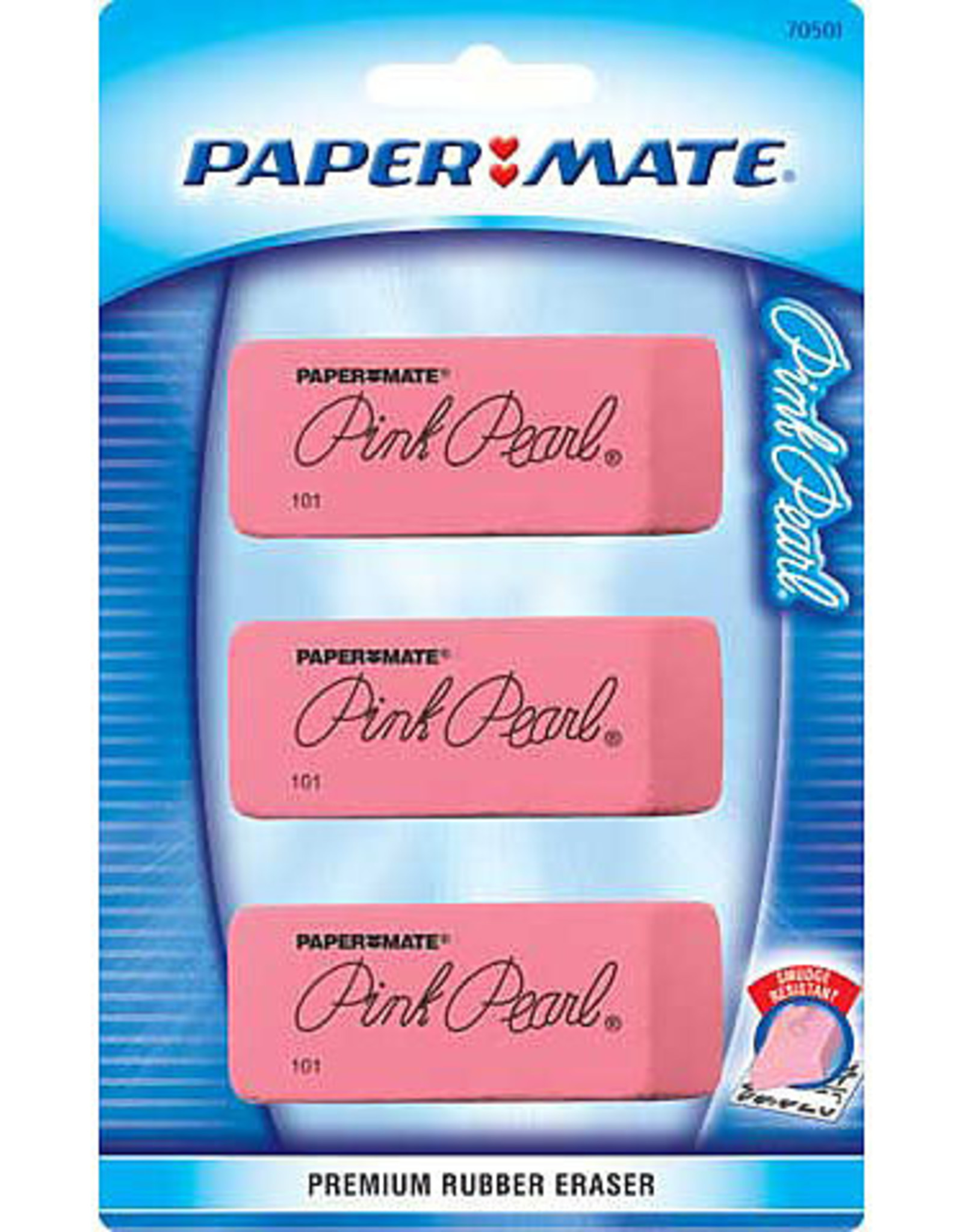 Erasers Pink Pearl Eraser