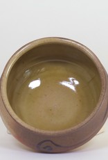 Copy of Bradley Walters Warm Brown Bowl with Brown Design on Rim