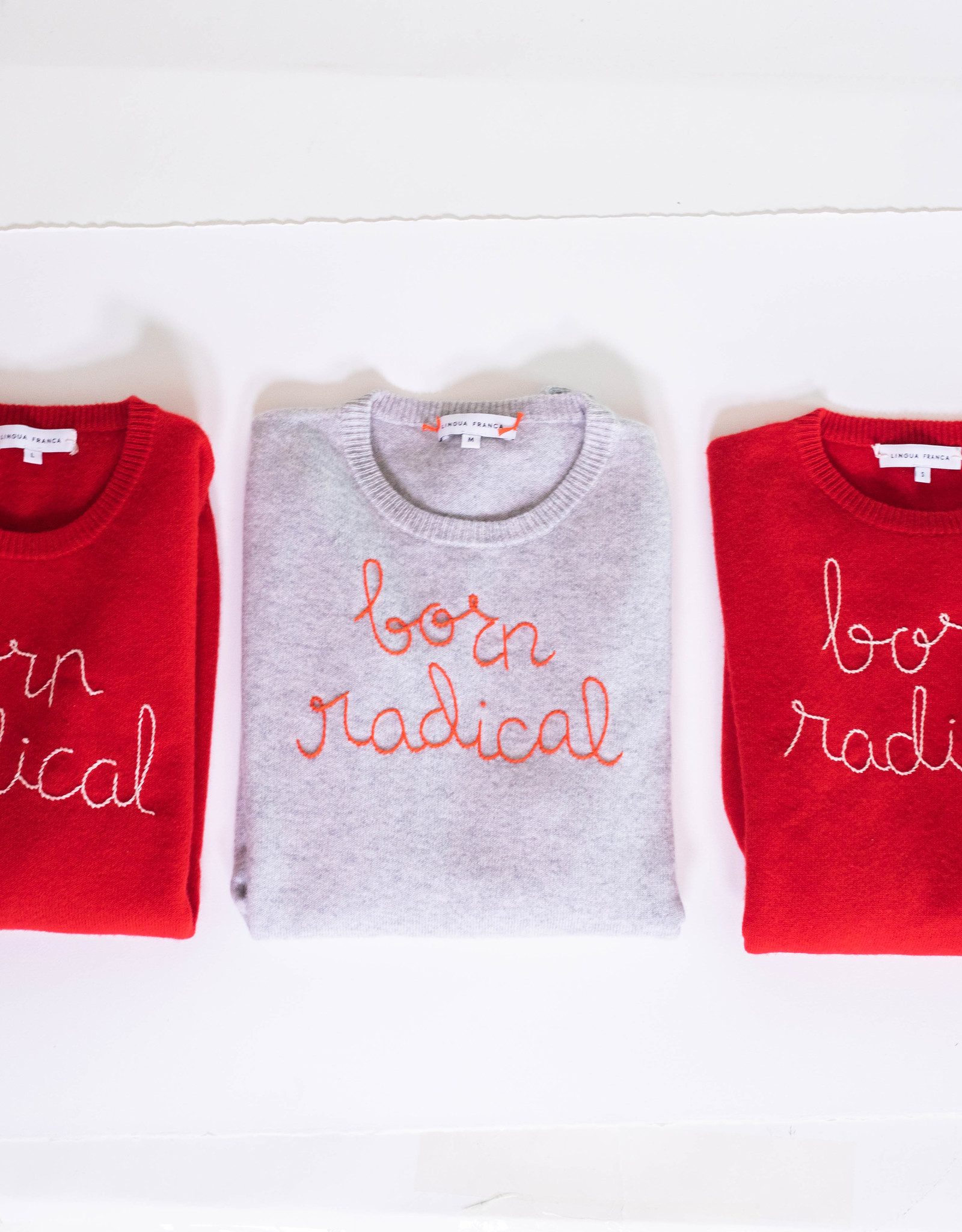 Lingua Franca Cashmere Sweater 