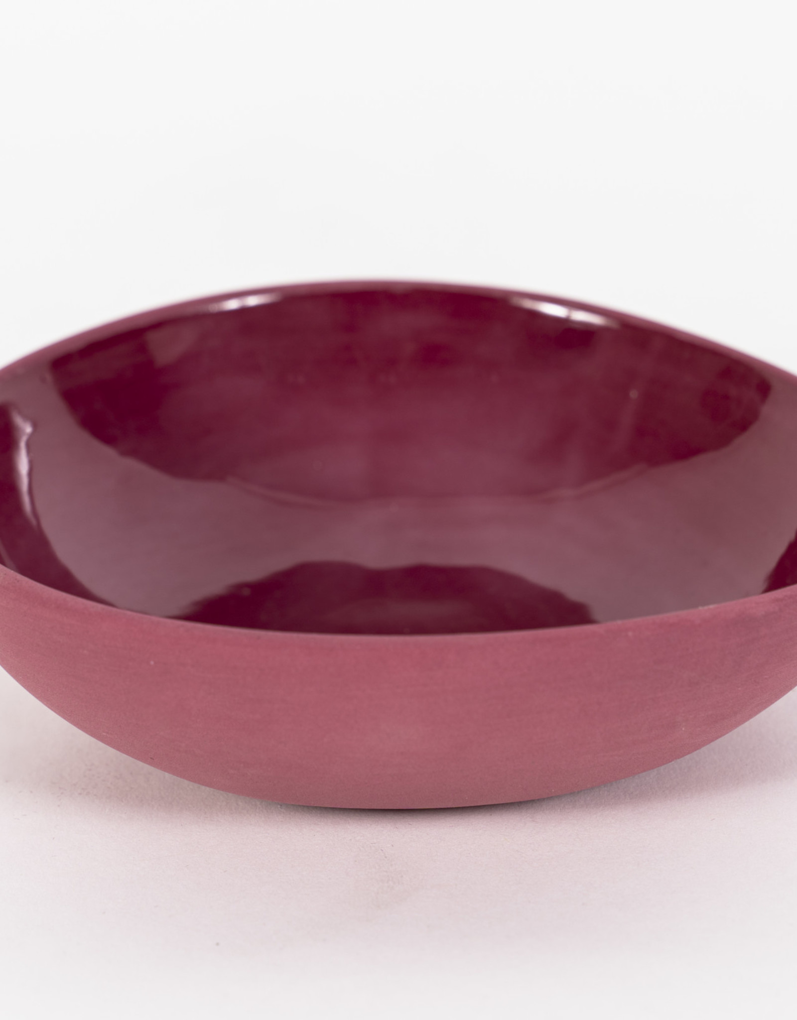 Louise Deroualle Magenta Small Wide Bowl
