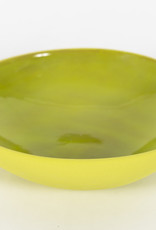 Louise Deroualle Lime Green Large Wide Bowl