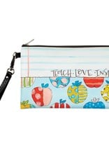 Brownlow Cosmetic Bag-Zippered-Teach Love Inspire