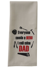 Tea Towel-Embroidered-Everyone Needs A Hero