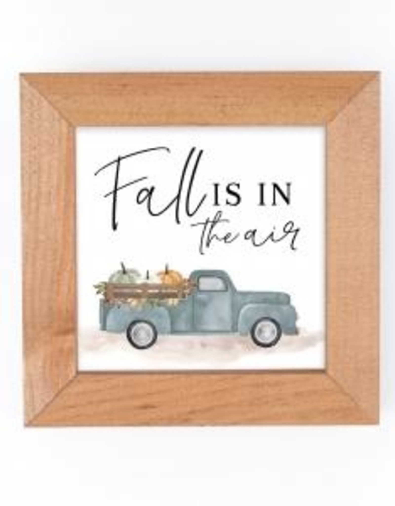 Framed Sign-Shelf Sitter-Fall Is In the Air