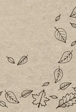 Old Country Design Cocktail Napkin-Autumn Fall