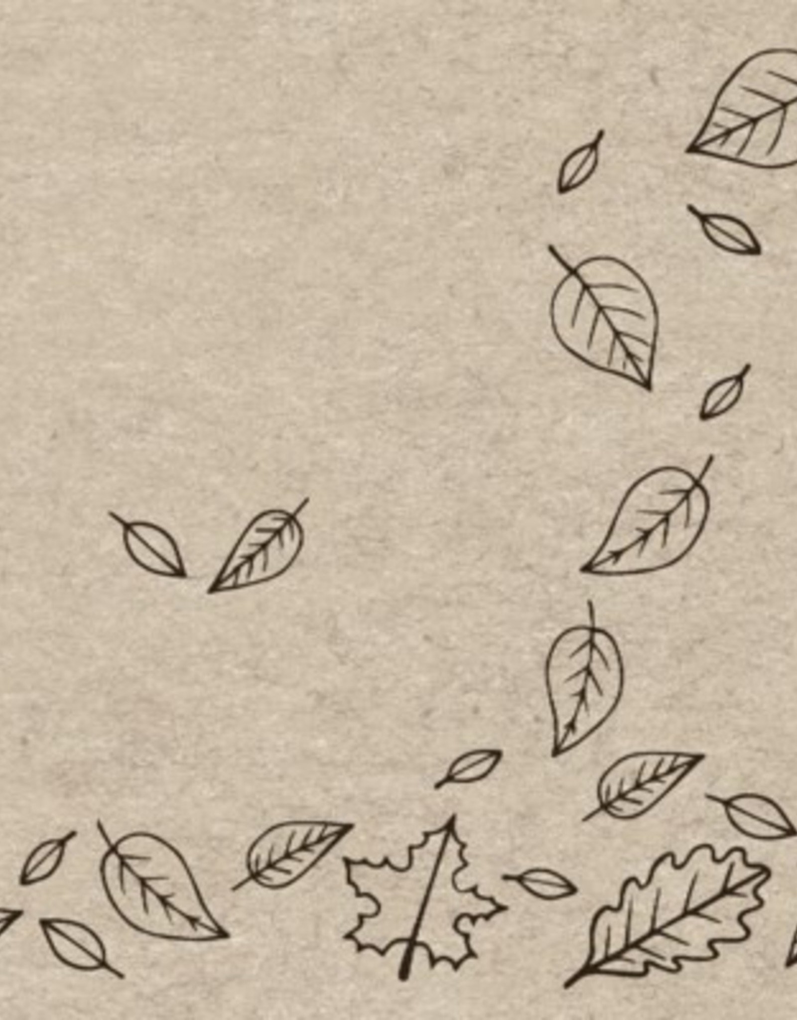 Old Country Design Cocktail Napkin-Autumn Fall