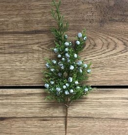Tri W Pick-Juniper Spray W/Berries 12"