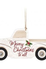 Ornament-Truck-Merry Christmas To All
