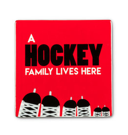 Coaster-A Hockey Family Lives Here