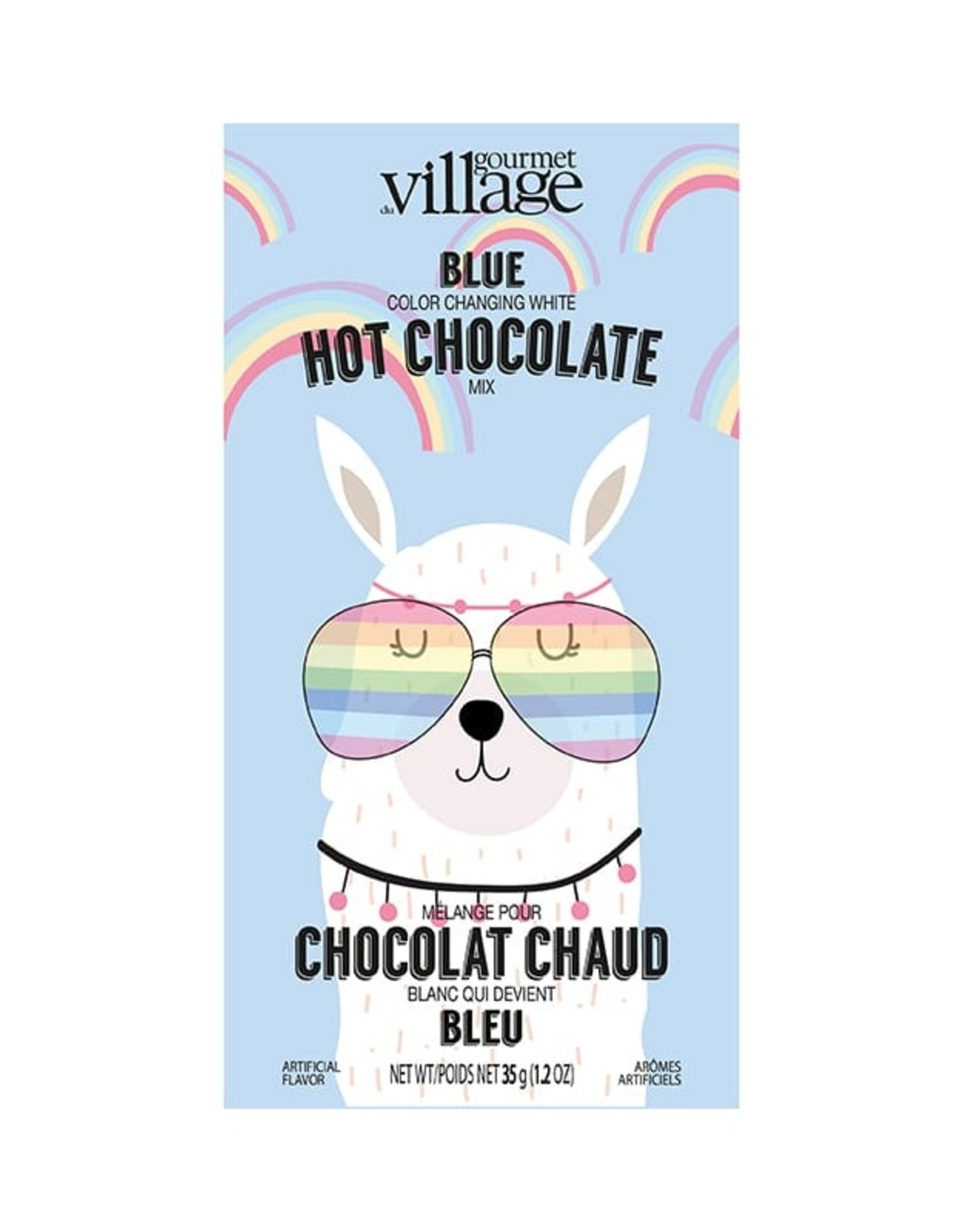 Gourmet Village Hot Chocolate-Llama-Blue