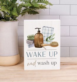 Block Sign-Wake Up & Wash Up