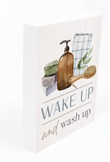 Block Sign-Wake Up & Wash Up