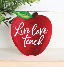 Pallet Block-Apple-Live Love Teach