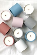 LIT Home Fragrance Concrete Stone Candle-Dove-Asst