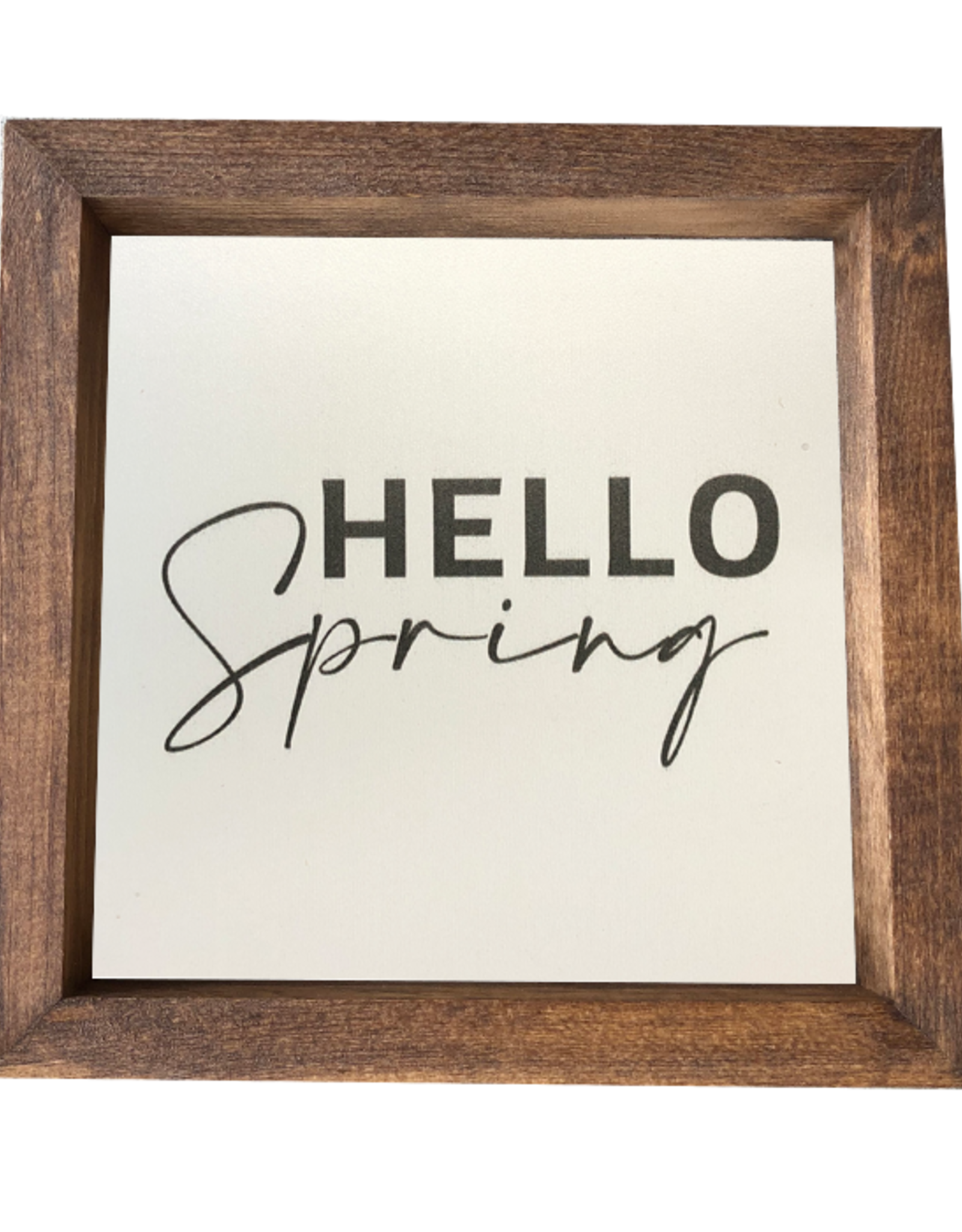 Framed Print-8x8-Hello Spring