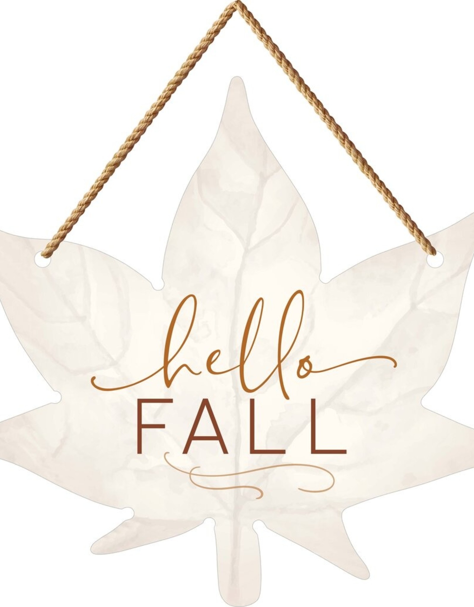 Hanging Leaf-Hello Fall