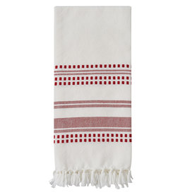 TT-Kyla Woven Towel-Red