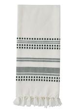 TT-Kyla Woven Towel-Evergreen