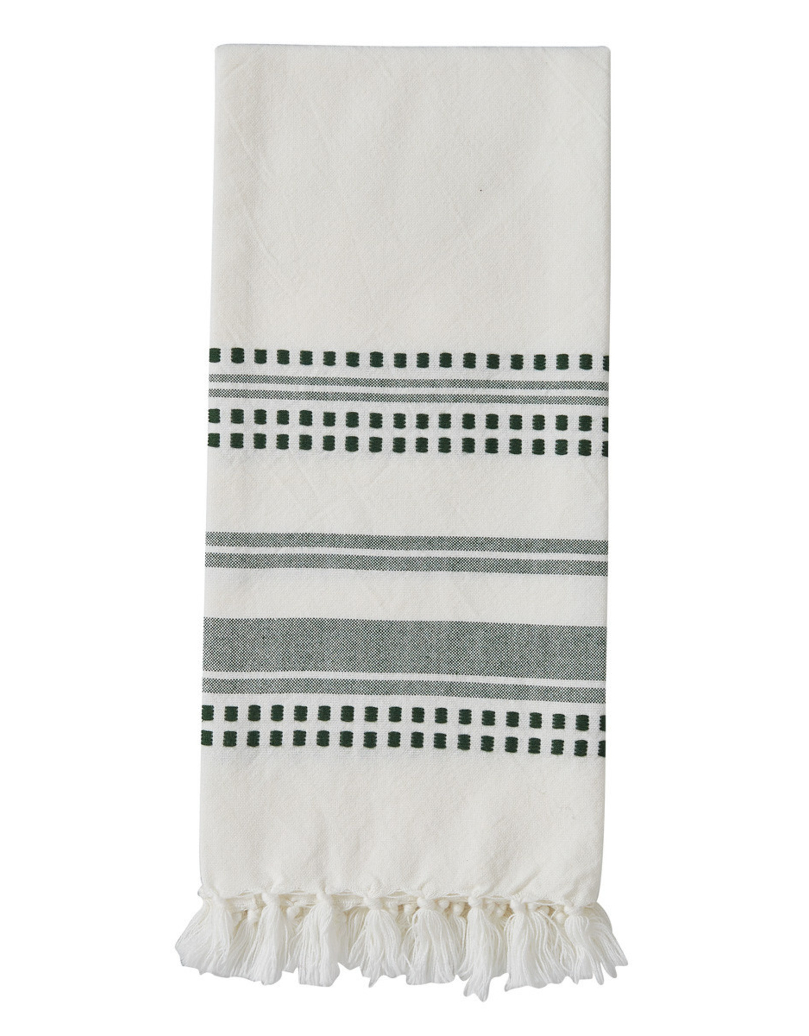 TT-Kyla Woven Towel-Evergreen