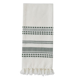 TT-Kyla Woven Towel-Evergreen