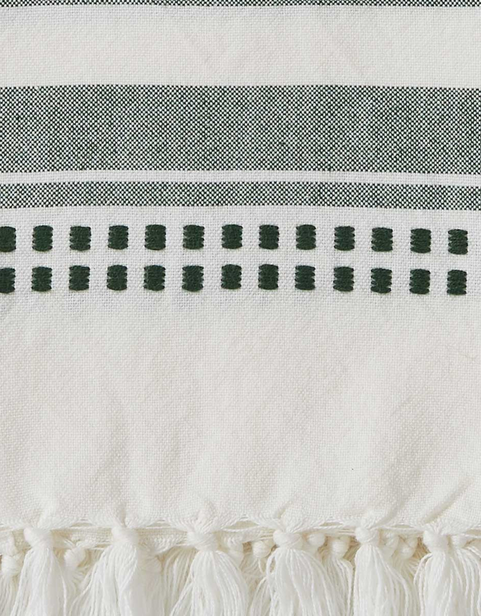 TT-Kyla Woven Towel-Evergreen