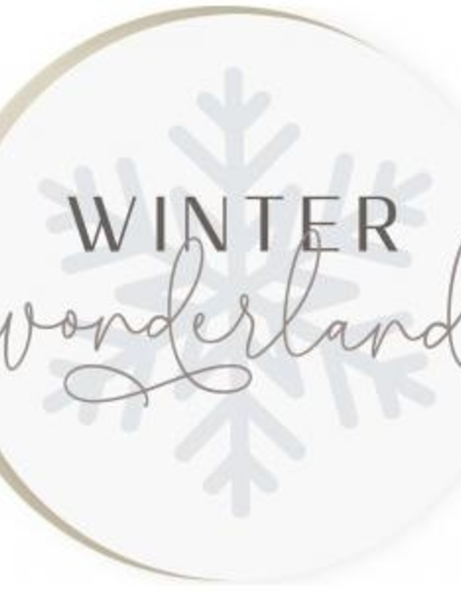 Rnd Coaster-Winter Wonderland