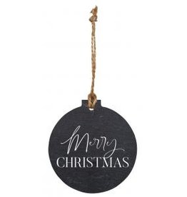 Ornament-Stone-Merry Christmas
