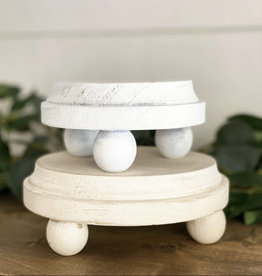 The Scented Market Candle Stand-White w/legs-Small