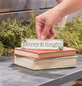 Small Sign-Merry & Bright