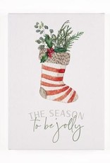 Canvas Sign-The Season To Be Jolly