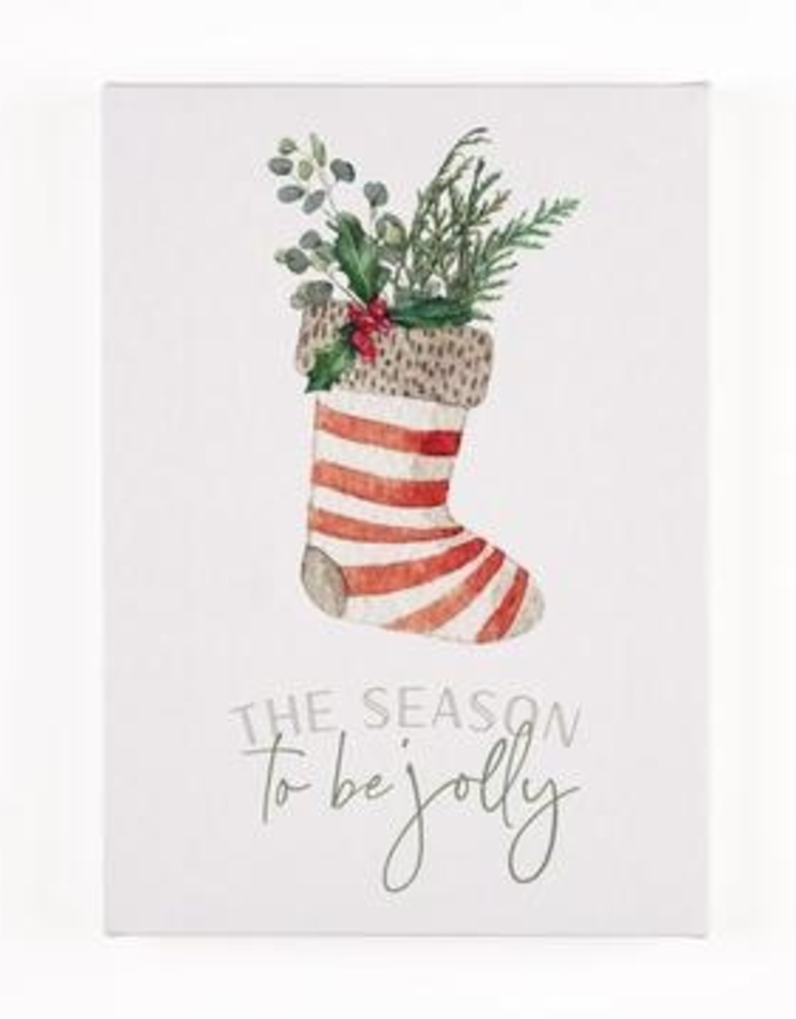 Canvas Sign-The Season To Be Jolly