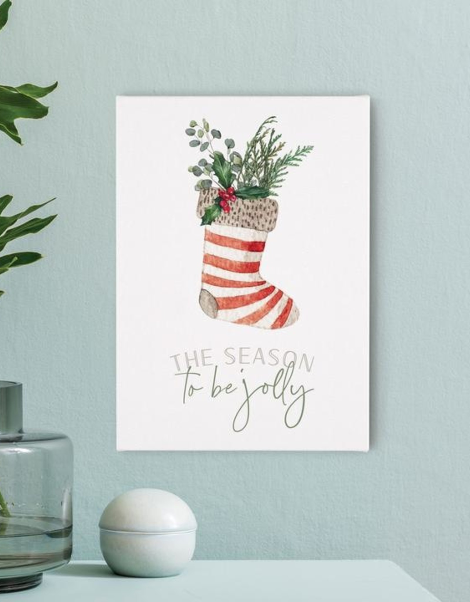 Canvas Sign-The Season To Be Jolly