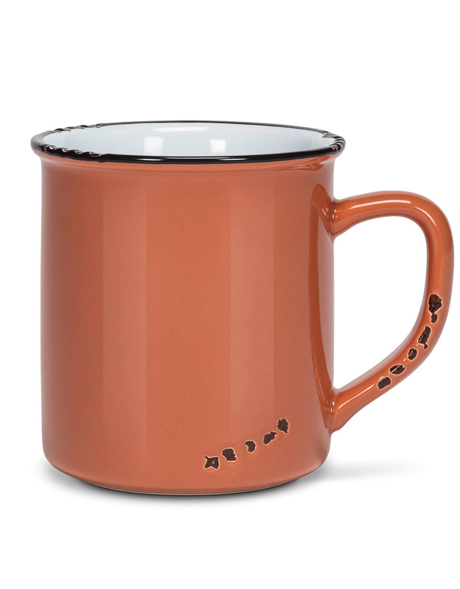Enamel Look Mug-Terracotta