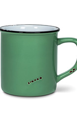 Enamel Look Mug-Forest Green